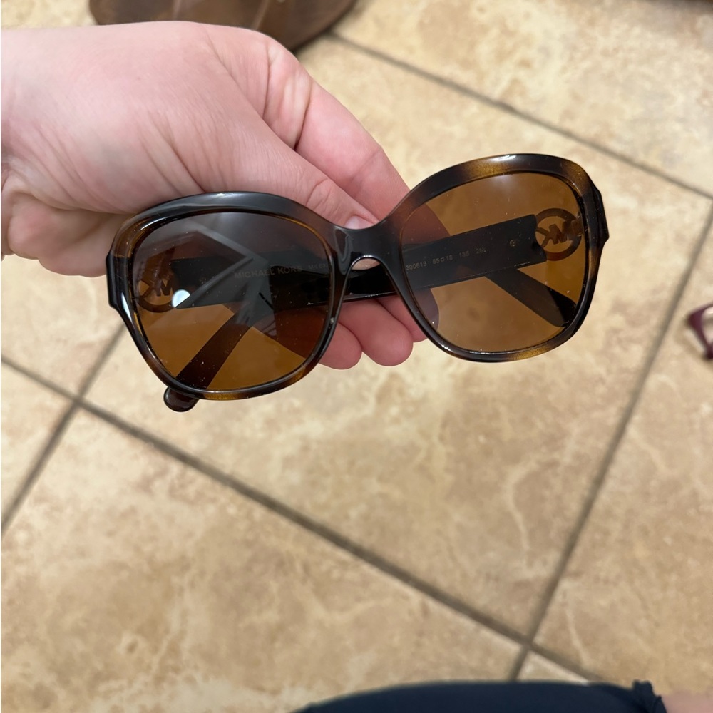 Michael Kors tortous brown shell sunglasses